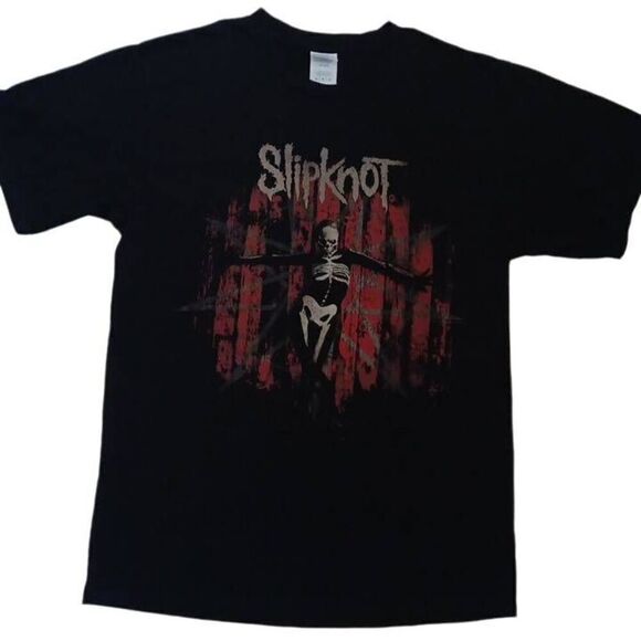 Slipknot Concert Music Tee Size Medium  Brand Port & Company  100% Cotton - Picture 2 of 5